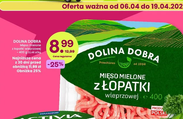 Mięso mielone wieprzowe Dolina dobra promocja w Frisco