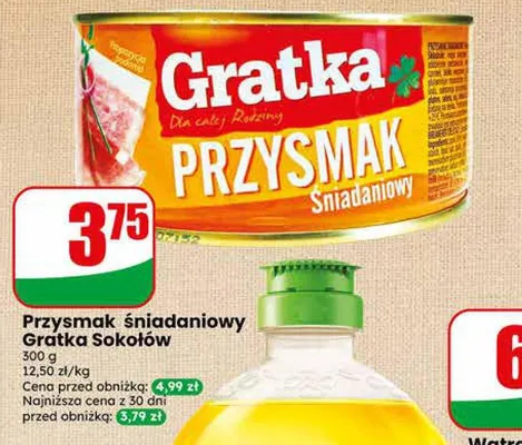Przysmak śniadaniowy Gratka Sokołów promocja w Dino