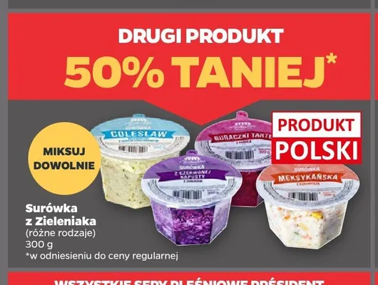 Surówka z czerwonej kapusty Zieleniak promocja w Netto
