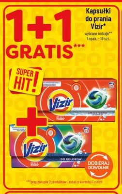Kapsułki do prania Vizir All-in-1 Pods Alpejska Świeżość promocja w POLOmarket