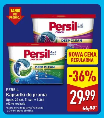 Kapsułki do prania Persil Universal promocja w Aldi