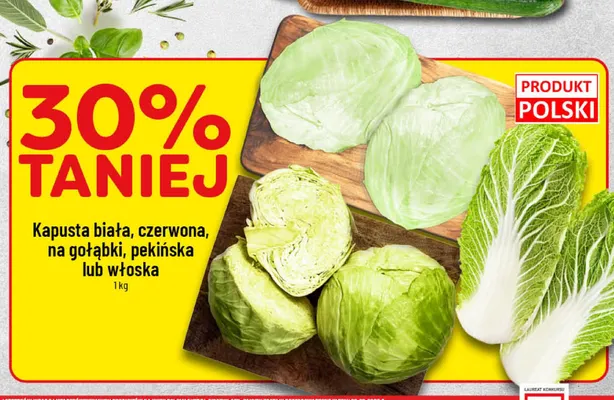Kapusta czerwona promocja w POLOmarket