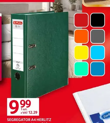Segregator A4 5 cm Herlitz promocja w Selgros
