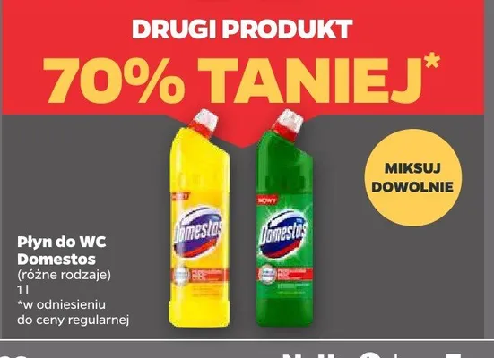 Płyn do WC Domestos promocja w Netto