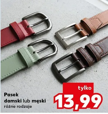 Pasek damski / męski różne rodzaje promocja w Kaufland