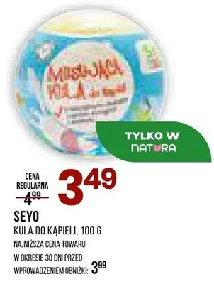 Kula do kąpieli promocja w Drogerie Natura