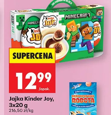 Jajka Kinder Joy 3-pak 20g promocja w Biedronka