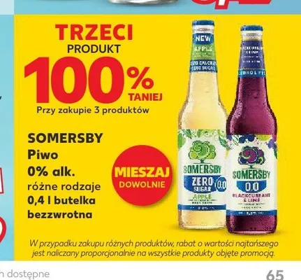 Piwo bezalkoholowe Somersby Apple promocja w Kaufland
