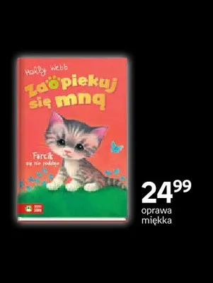 Książka Zaopiekuj się mną Farcik się nie poddaje Zielona Sowa promocja w Empik