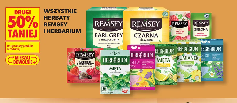 Herbata ziołowa Spokój Pokoj Herbarium promocja w Biedronka