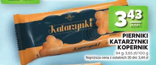 Pierniki Katarzynki Kopernik promocja w Stokrotka