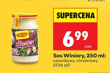 Sos czosnkowy Winiary promocja w Biedronka
