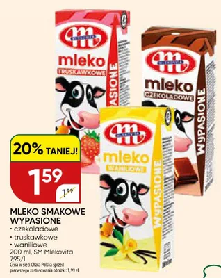 Mleko smakowe Wypasione czekoladowe promocja w Chata Polska