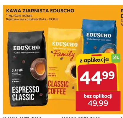 Kawa ziarnista Eduscho promocja w Stokrotka