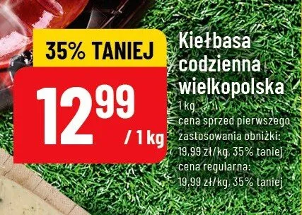 Kiełbasa codzienna wielkopolska promocja w POLOmarket