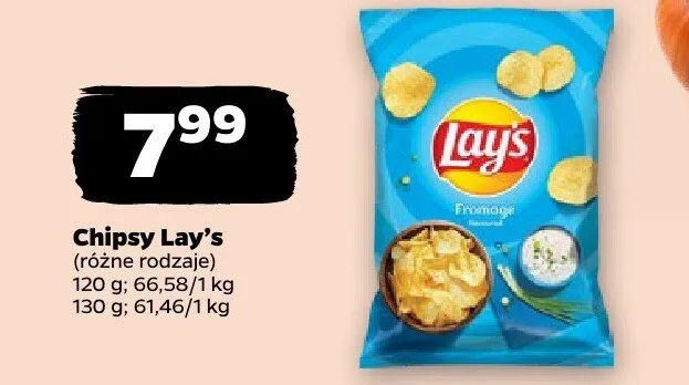 Chipsy ziemniaczane Lay's Fromage promocja w Netto