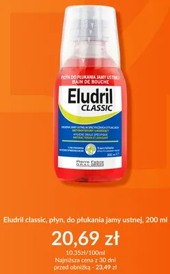 Płyn do płukania jamy ustnej Eludril Classic promocja w DOZ.PL