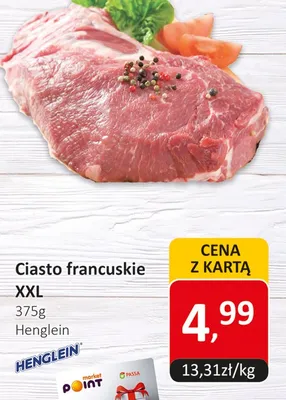 Ciasto francuskie XXL promocja w Market Point