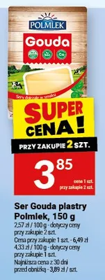Ser Gouda plastry promocja w Twój Market