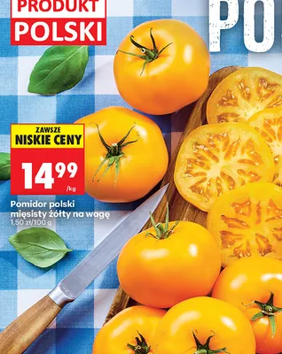 Pomidor mięsisty żółty polski promocja w Biedronka