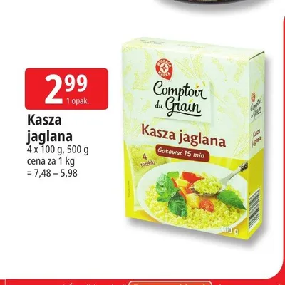 Kasza jaglana Comptoir du Grain 500 g promocja w Leclerc