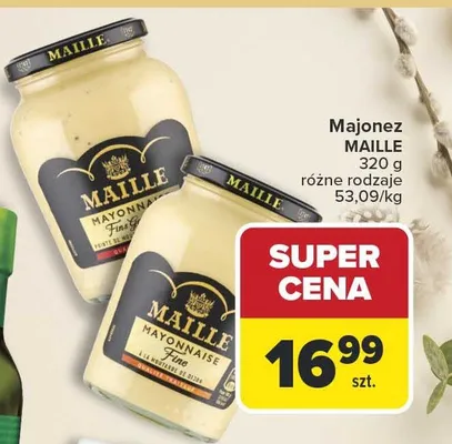 Majonez różne rodzaje promocja w Carrefour