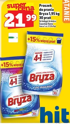 Proszek do prania Bryza promocja w TOPAZ