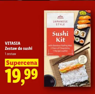 Zestaw do sushi Vitasia Japanese Style promocja w Lidl