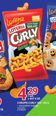 Chrupki Lorenz Curly Peanut Classic promocja w Selgros
