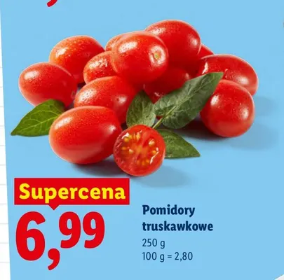 Pomidory truskawkowe promocja w Lidl