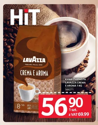 Kawa ziarnista Lavazza Crema e Aroma promocja w Selgros