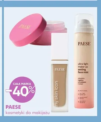 Kosmetyki do makijażu Paese promocja w Super-Pharm