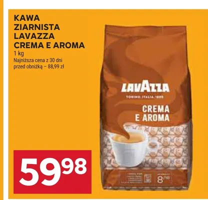 Kawa ziarnista Lavazza Crema e Aroma promocja w Stokrotka