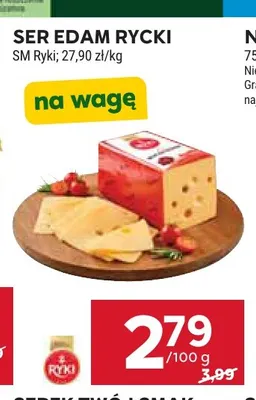 Ser edam rycki SM Ryki promocja w Stokrotka