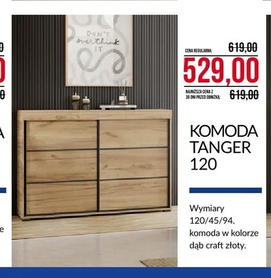 Komoda Tanger 120 promocja w Abra Meble