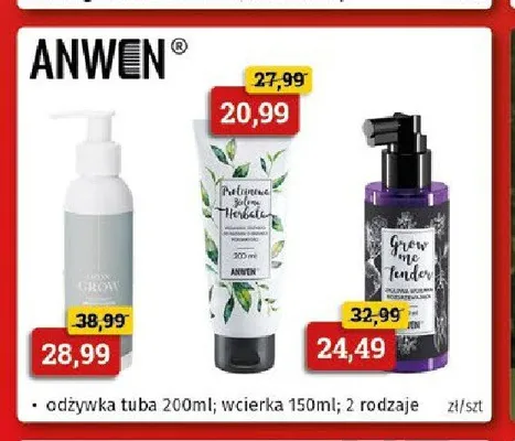 Wcierka do skóry głowy Anwen Grow Her promocja w Drogeria Kosmyk
