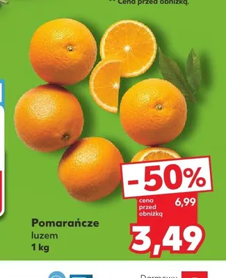 Pomarańcze luzem promocja w Kaufland