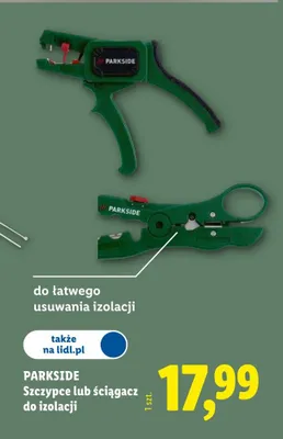 Szczypce lub ściągacz do izolacji Parkside promocja w Lidl