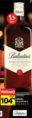 Whisky Ballantine's promocja w Intermarche
