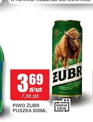 Piwo Żubr promocja w Bingo
