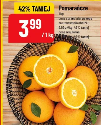 Pomarańcze promocja w POLOmarket