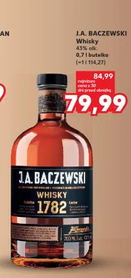 Whisky J.A. Baczewski promocja w Kaufland