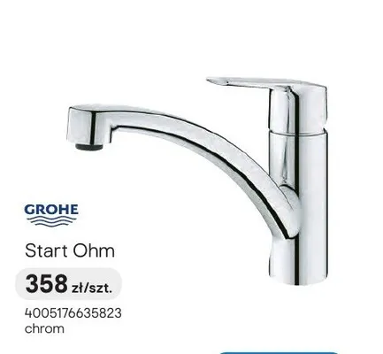 Bateria kuchenna GROHE Start Ohm chrom promocja w Castorama