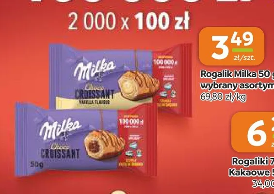 Rogalik Milka Choco Croissant promocja w Gama