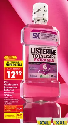 Płyn do płukania jamy ustnej Total Care, Advanced White, Advance Total Extra promocja w Biedronka