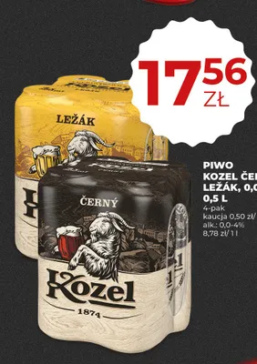 Piwo Kozel Černý promocja w Duży Ben
