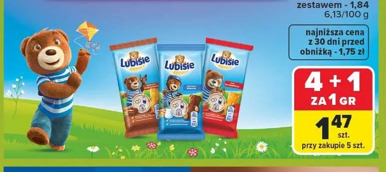 Ciastko Lubisie mleczne promocja w Carrefour