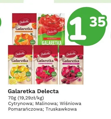 Galaretka Delecta cytrynowa promocja w Limonka