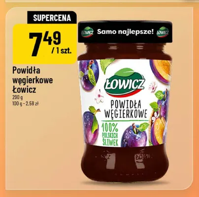 Powidła węgierkowe Łowicz promocja w POLOmarket