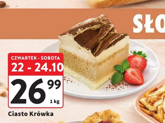 Ciasto Krówka promocja w Intermarche